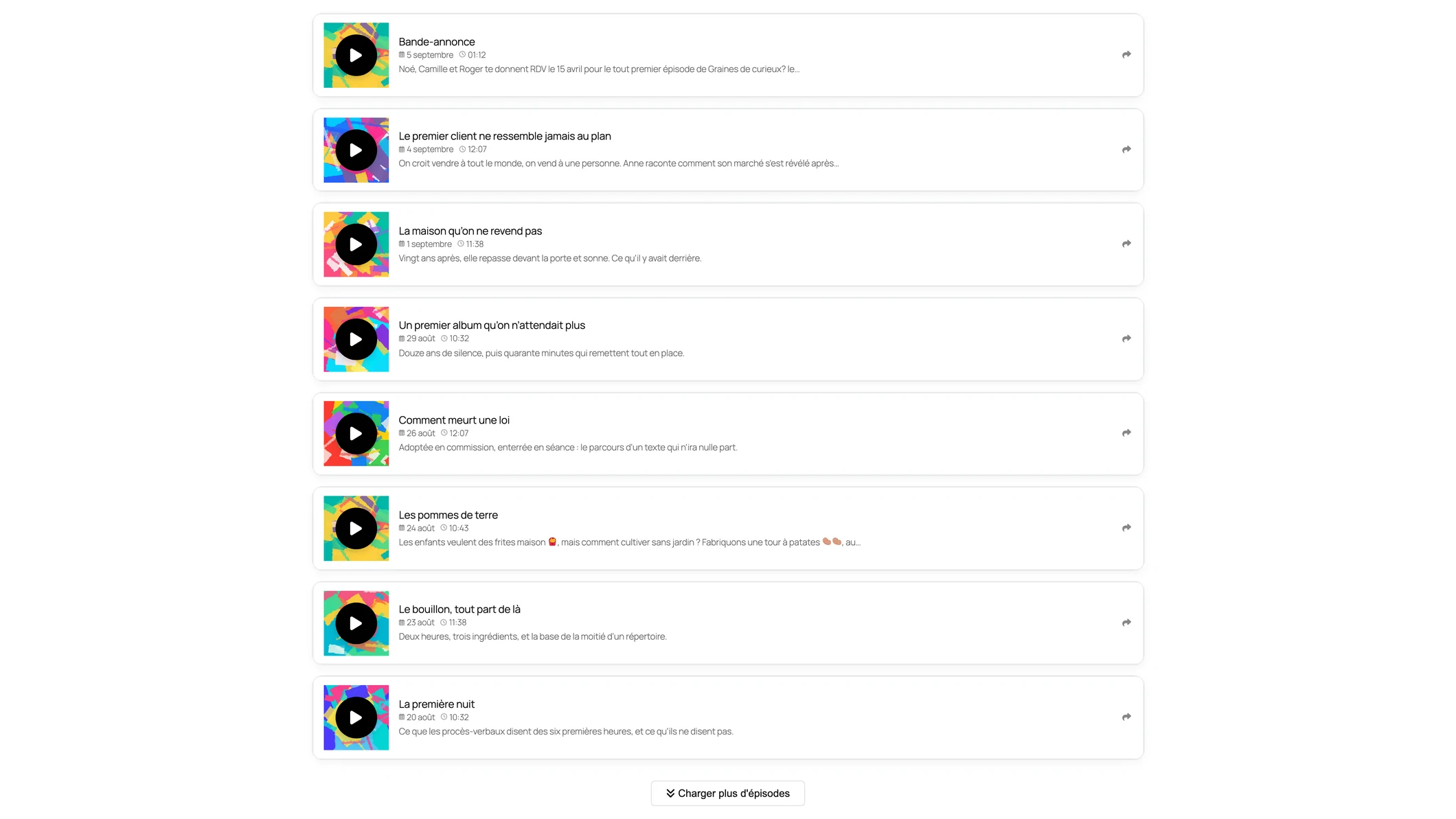La mise en page Standard sur un écran d’ordinateur.