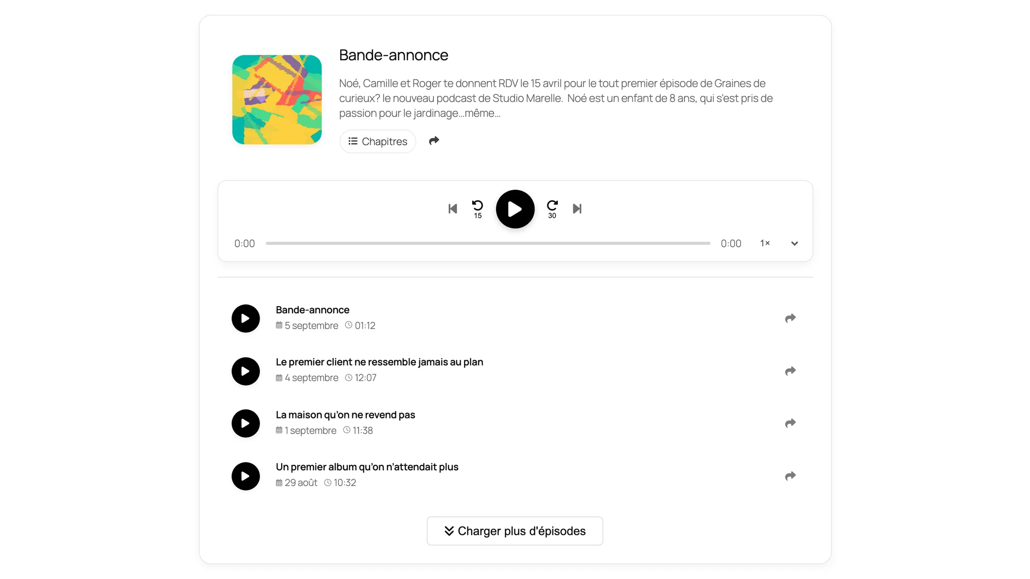 La mise en page Lecteur classique sur un écran d’ordinateur.